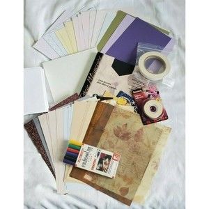 Scrapbooking Embossing Pens Envelopes Paper Scotch Adhesive Tape Designs Colors